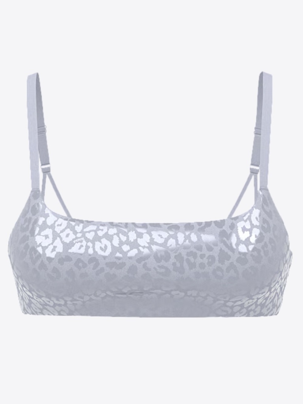 NWOT Victoria’s Secret Relay SquareNeck Sports Bra in Dusty Lilac Leo Foil Sz SM
